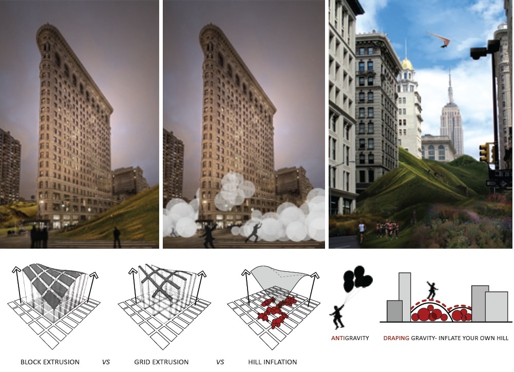ARCHI[TE]NSIONS, Spontaneous Masterplan of NYC, 2011 ©ARCHI[TE]NSIONS"]