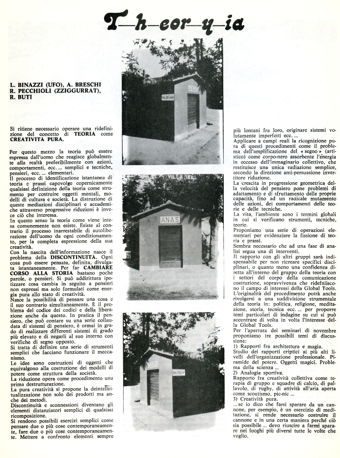 Global Tools, Bollettino n. 2, 1975