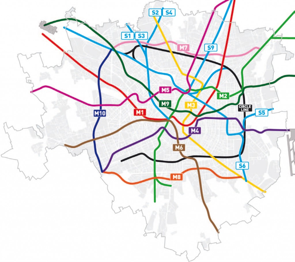 Rete dei trasporti, Milano 2030 ©Comune di Milano 